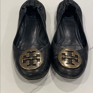 Black reva Tory Burch flat